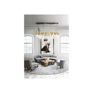 QZ6640 GOLDEN WATERFALL - Alan Mizrahi Lighting