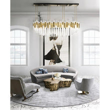 QZ6640 GOLDEN WATERFALL - Alan Mizrahi Lighting