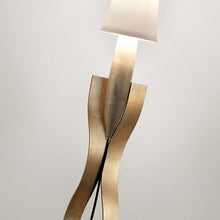 RM110 GOLD LEAF FLOOR LAMP - Alan Mizrahi Lighting