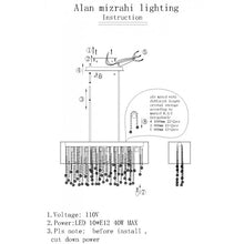 SHADE071 WATERFALL - Alan Mizrahi Lighting