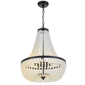 SJ2037 RYLEE CRYSTAL BEATS CHANDELIER - Alan Mizrahi Lighting