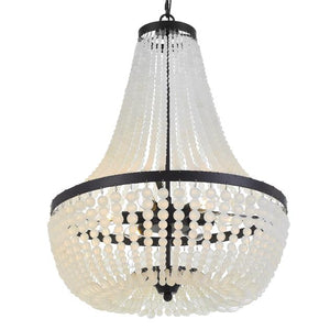 SJ2037 RYLEE CRYSTAL BEATS CHANDELIER - Alan Mizrahi Lighting