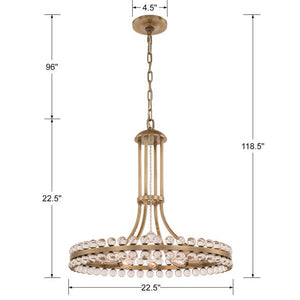 SJ2042 CLOVER TWO-TIER CHANDELIER - Alan Mizrahi Lighting