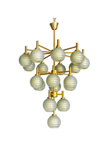 SJ2048 ITALIAN MURANO BLOWN CRYSTAL CHANDELIER - Alan Mizrahi Lighting