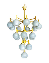 SJ2048 ITALIAN MURANO BLOWN CRYSTAL CHANDELIER - Alan Mizrahi Lighting