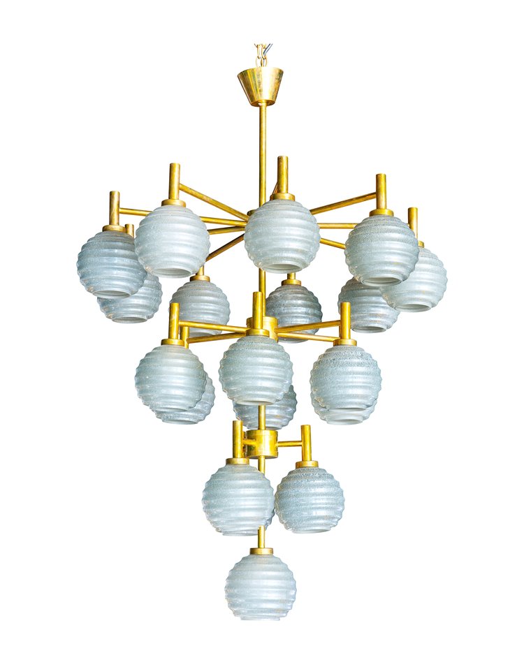 SJ2048 ITALIAN MURANO BLOWN CRYSTAL CHANDELIER - Alan Mizrahi Lighting
