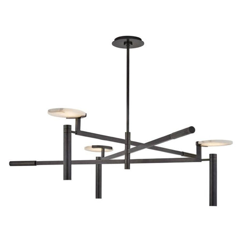 SJ2058 KELLY FLOATING DISC CHANDELIER - Alan Mizrahi Lighting
