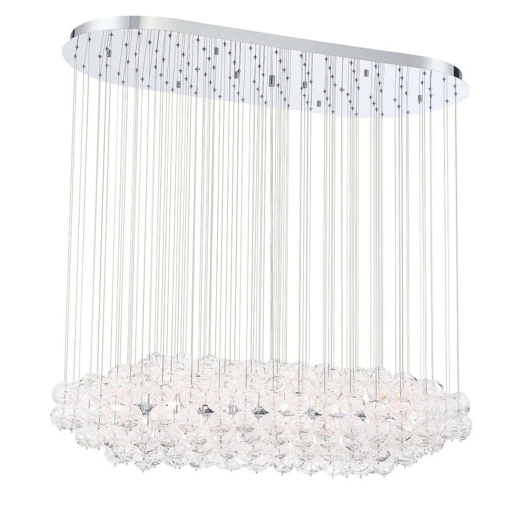 SJ2066 OVAL CLUSTER CRYSTAL - Alan Mizrahi Lighting