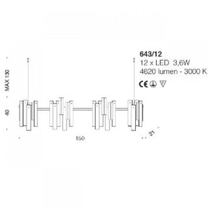 SJ2161 ARTIC SUSPENSION - Alan Mizrahi Lighting