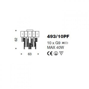 SJ2179 CRYSTALLINE FLUSH - Alan Mizrahi Lighting