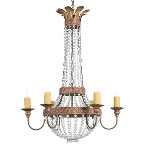 SL1307 IRON AND CRYSTAL - Alan Mizrahi Lighting