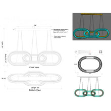 WM2052 LINK LINEAR CRYSTAL - Alan Mizrahi Lighting