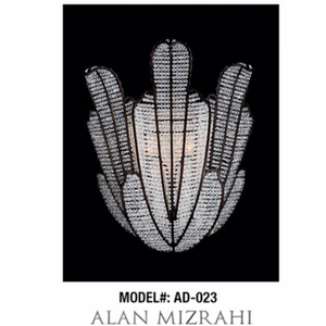 AD023 TIEPOLO FLORAL SCONCE - Alan Mizrahi Lighting