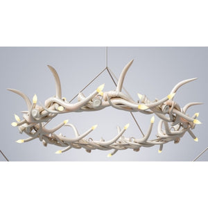 AM1801 ANTLER HALO RESIN - Alan Mizrahi Lighting