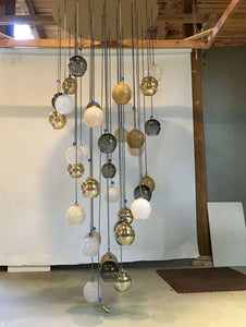 AM2215 MULTICOLOR CHANDELIER - Alan Mizrahi Lighting