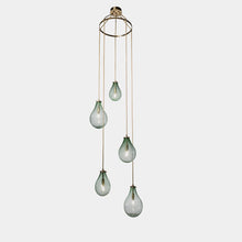 AM2216 BIRDCAGE TEARDROP CASCADE - Alan Mizrahi Lighting