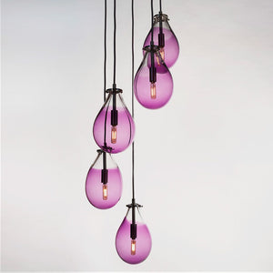 AM2216 BIRDCAGE TEARDROP CASCADE - Alan Mizrahi Lighting