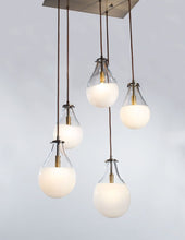 AM2216 BIRDCAGE TEARDROP CASCADE - Alan Mizrahi Lighting