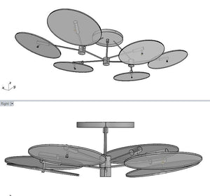 AM2219 CONSTELLATION CHANDELIER - Alan Mizrahi Lighting