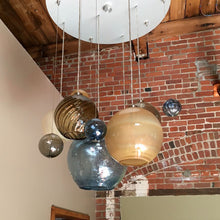 AM2221 SILVER LINEN CHANDELIER - Alan Mizrahi Lighting