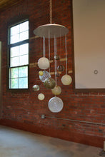 AM2221 SILVER LINEN CHANDELIER - Alan Mizrahi Lighting