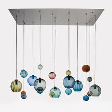 AM2221 SILVER LINEN CHANDELIER - Alan Mizrahi Lighting