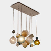 AM2221 SILVER LINEN CHANDELIER - Alan Mizrahi Lighting