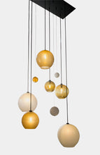 AM2221 SILVER LINEN CHANDELIER - Alan Mizrahi Lighting