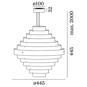 AM2225 SERPENTINE LAMP - Alan Mizrahi Lighting