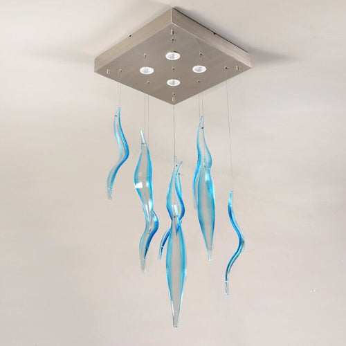 AM2232 VOLARE GLASS CHANDELIER - Alan Mizrahi Lighting