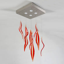 AM2232 VOLARE GLASS CHANDELIER - Alan Mizrahi Lighting