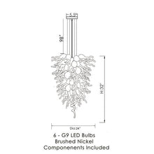 AM2235 ANGEL MURANO GLASS CHANDELIER - Alan Mizrahi Lighting