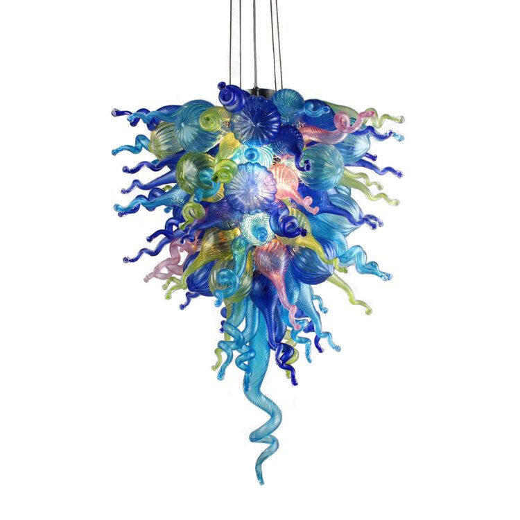 AM2235 ANGEL MURANO GLASS CHANDELIER - Alan Mizrahi Lighting