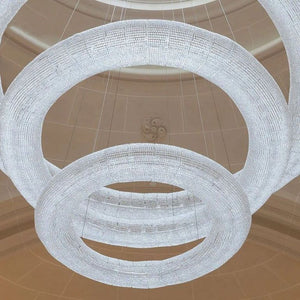 AM2241 ROTSHIELD LED CRYSTAL RING - Alan Mizrahi Lighting