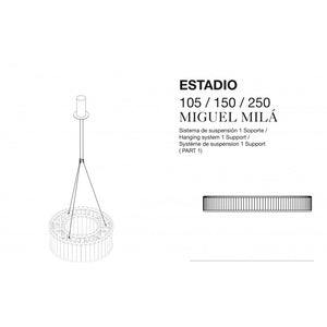 AM3001 ESTADIO RING - Alan Mizrahi Lighting