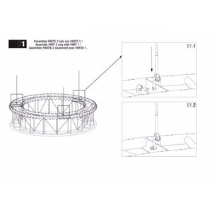 AM3001 ESTADIO RING - Alan Mizrahi Lighting