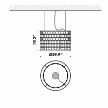 AM9611 VALENTINO LENSES CIRCULAR - Alan Mizrahi Lighting