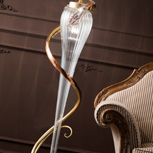 CJ103 GOLD FLOOR LAMP - Alan Mizrahi Lighting