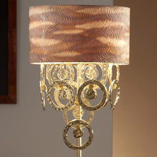 CJ104 BROWN FLOOR LAMP - Alan Mizrahi Lighting