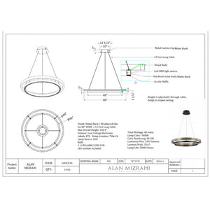 AM3636 GRACE - Alan Mizrahi Lighting