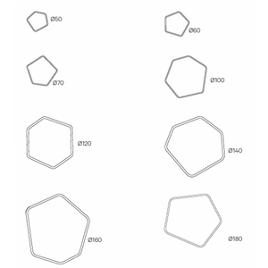 IQ2974 POLYGONAL RING - Alan Mizrahi Lighting