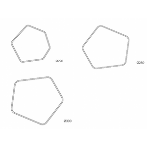 IQ2974 POLYGONAL RING - Alan Mizrahi Lighting