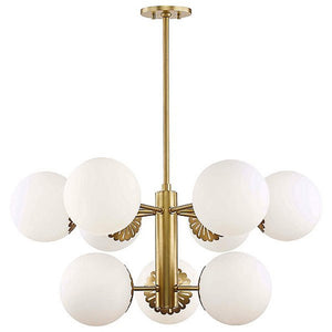 JR1979 PAIGE 9-LIGHT CHANDELIER - Alan Mizrahi Lighting