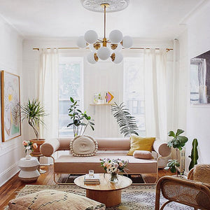 JR1979 PAIGE 9-LIGHT CHANDELIER - Alan Mizrahi Lighting