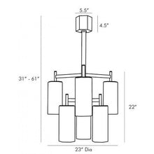 JR1995 SOLOMAN CHANDELIER - Alan Mizrahi Lighting