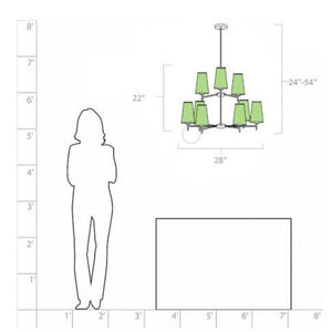 JR1996 SIGMUND CHANDELIER - Alan Mizrahi Lighting