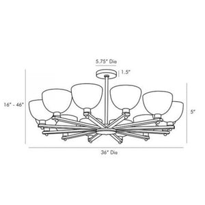 JR1997 SILAS CHANDELIER - Alan Mizrahi Lighting