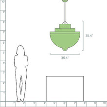 JR1999 MESHMATICS CHANDELIER - Alan Mizrahi Lighting