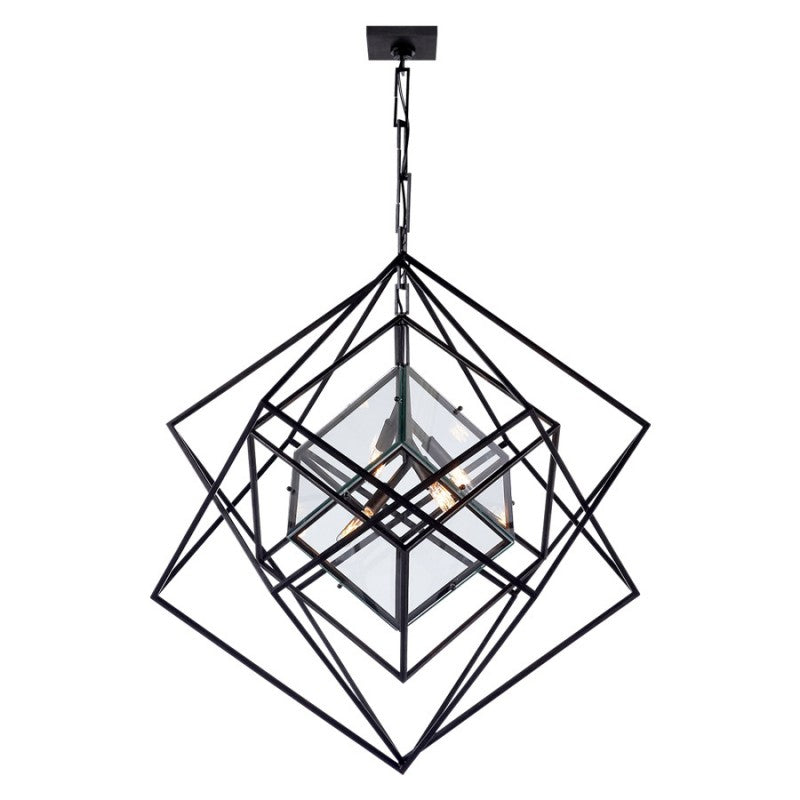 JR2001 CUBIST SMALL CHANDELIER - Alan Mizrahi Lighting