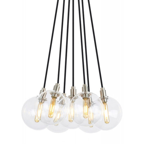 JR2008 GAMBIT 7-LIGHT CHANDELIER - Alan Mizrahi Lighting